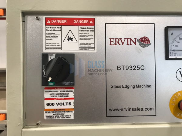 Ervin 9 Spindle Glass Edge Polisher 16