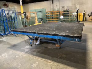 Glass Air Float Table 120" x 144" SOLD