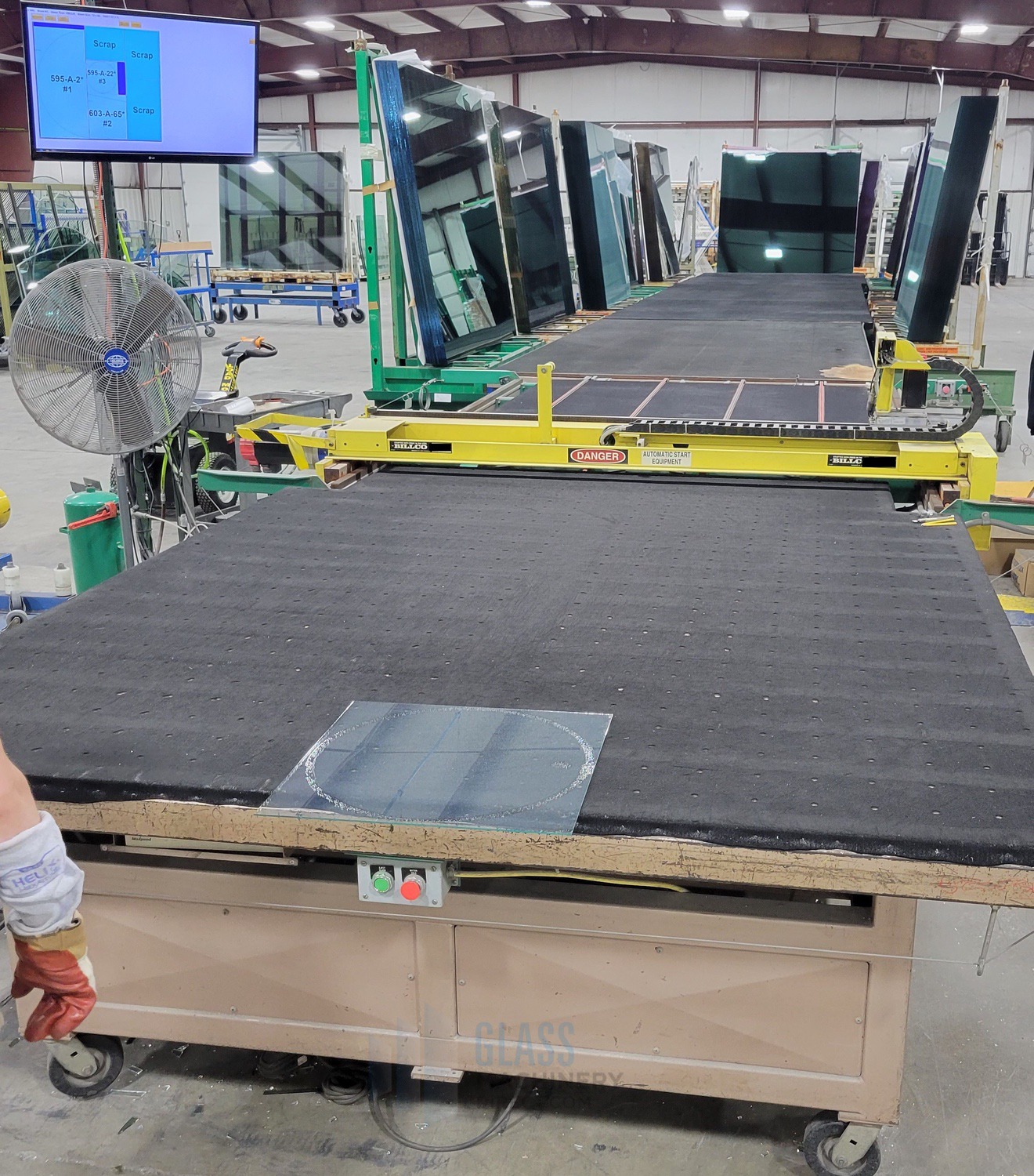 Billco 72x96 Glass Cutting Machine SOLD - Glass Machinery Direct